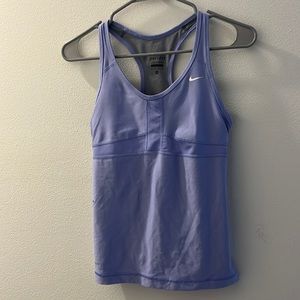 Nike Tank-Top with built in bra XS
